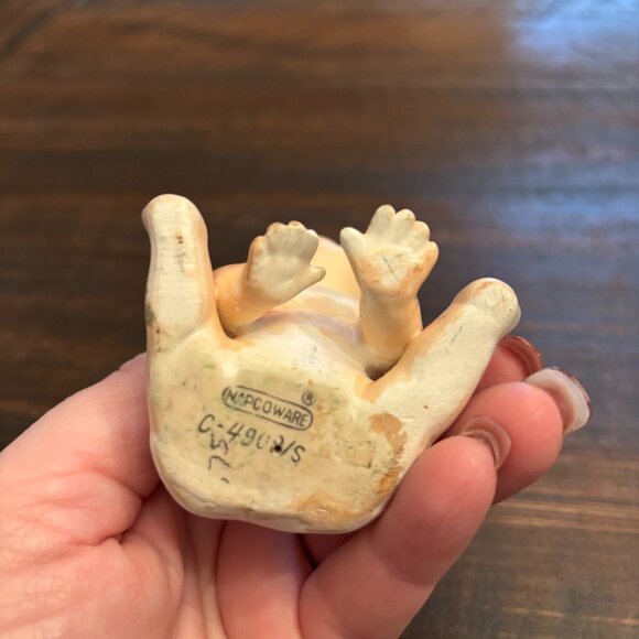 Vintage 1960 Napcoware Crawling Porcelain Baby Figurine ~ Made in Japan - Picture 5 of 5
